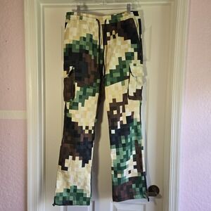Rebel Minds Camo Pixel Cargo Pants Men's Size L Track Pants New With Tags